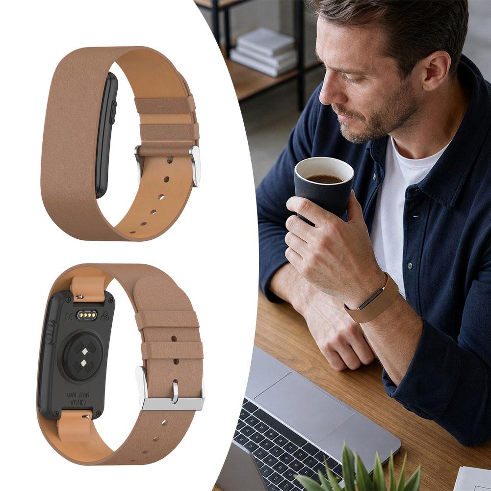 Leather Strap Quick Release - For Garmin CIRQA Leather Wristband Durable