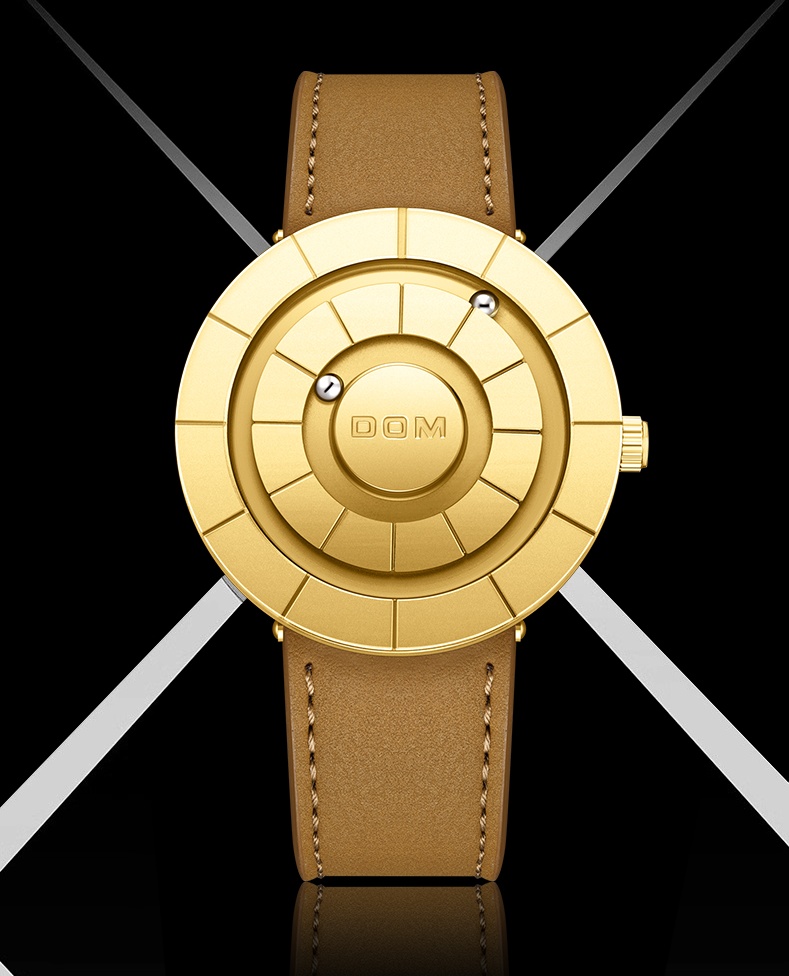 DOM 1753 Creative Design Watch - Leather Watch Band Men review and price