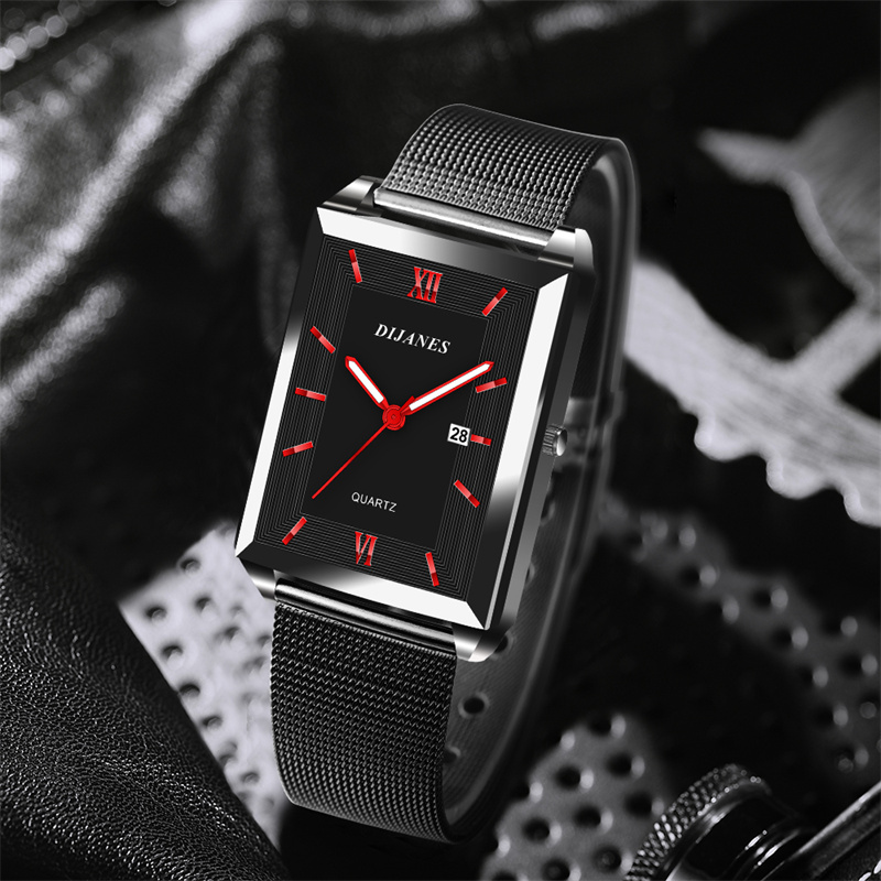 Men's Calendar Date Sport & Le - Leather Watch Band Men review and price