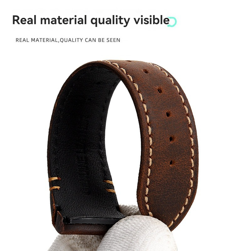 20 22mm Curved end Retro matte - Suede Strap Watch review and price