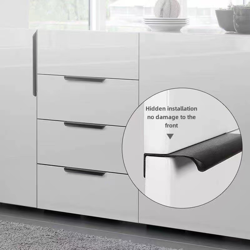 Hidden Aluminum Cabinet Pulls  - Curved Spring Bar review and price