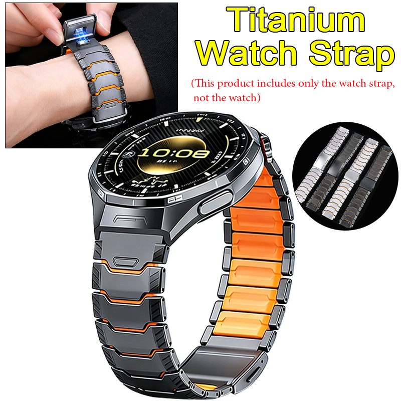 22mm Titanium Rubber Strap for - Silicone Watch Band 22Mm review and price