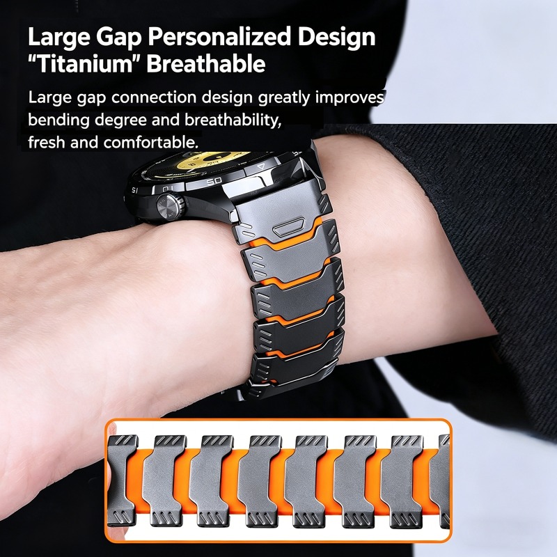 22mm Titanium Rubber Strap for - Silicone Watch Band 22Mm review and price