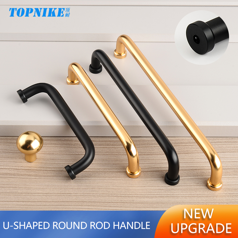 Modern Black Cabinet Handles f - Curved Spring Bar review and price
