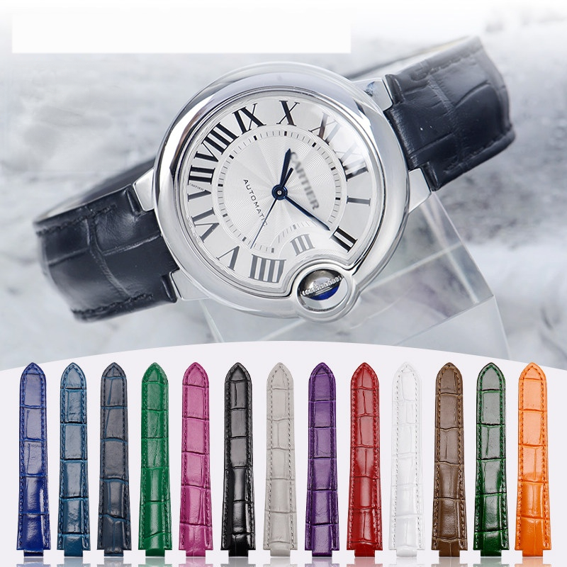 Premium soft calfskin watchban - Cartier Watch Ballon Bleu review and price