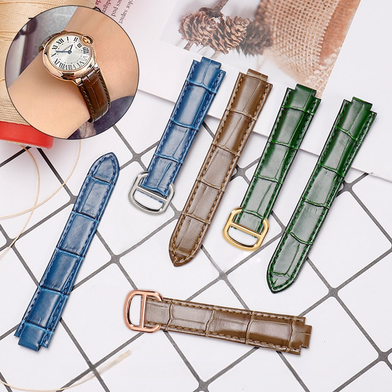 Premium soft calfskin watchban - Cartier Watch Ballon Bleu review and price