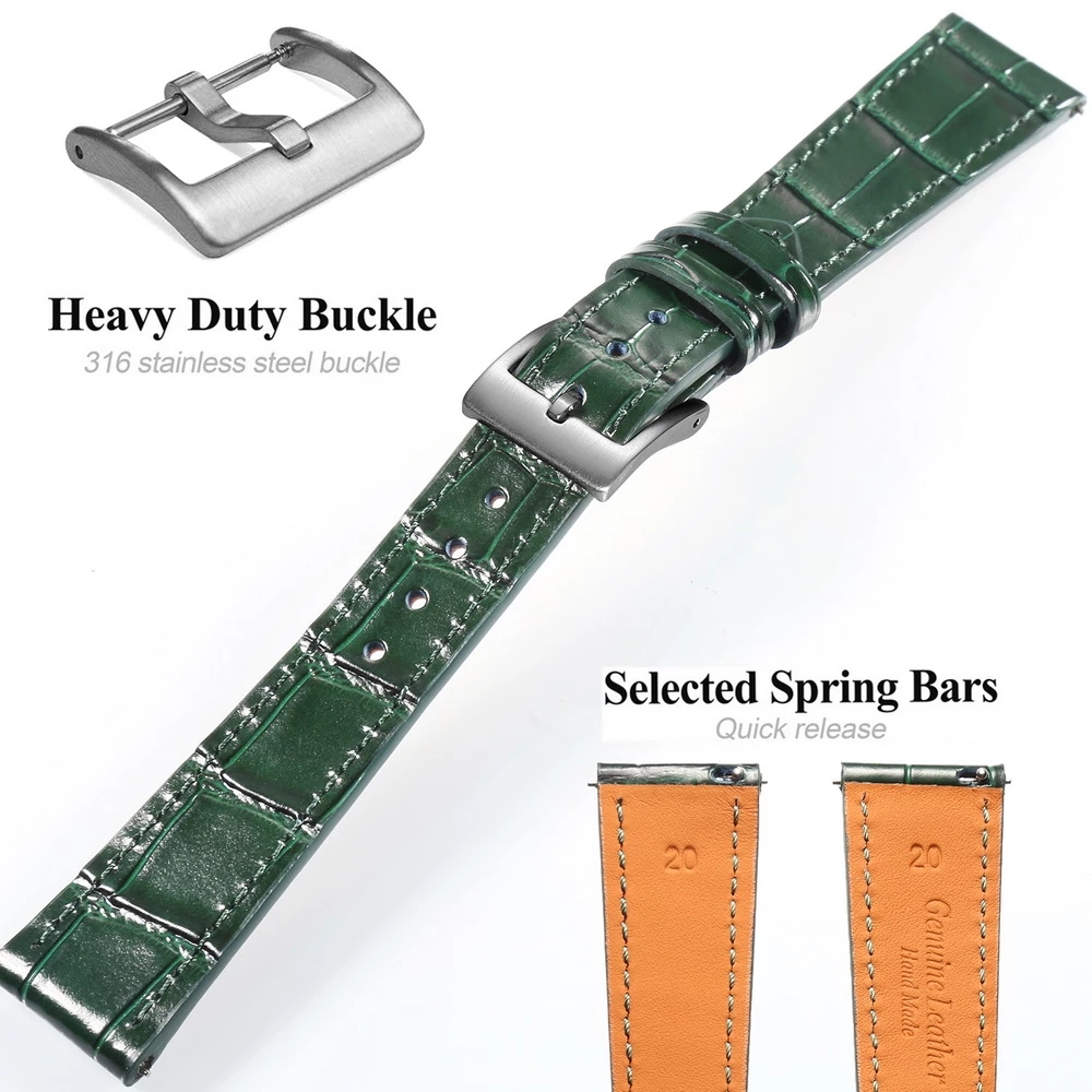 HEMSUT High Quality Genuine Le - Suede Strap Watch review and price