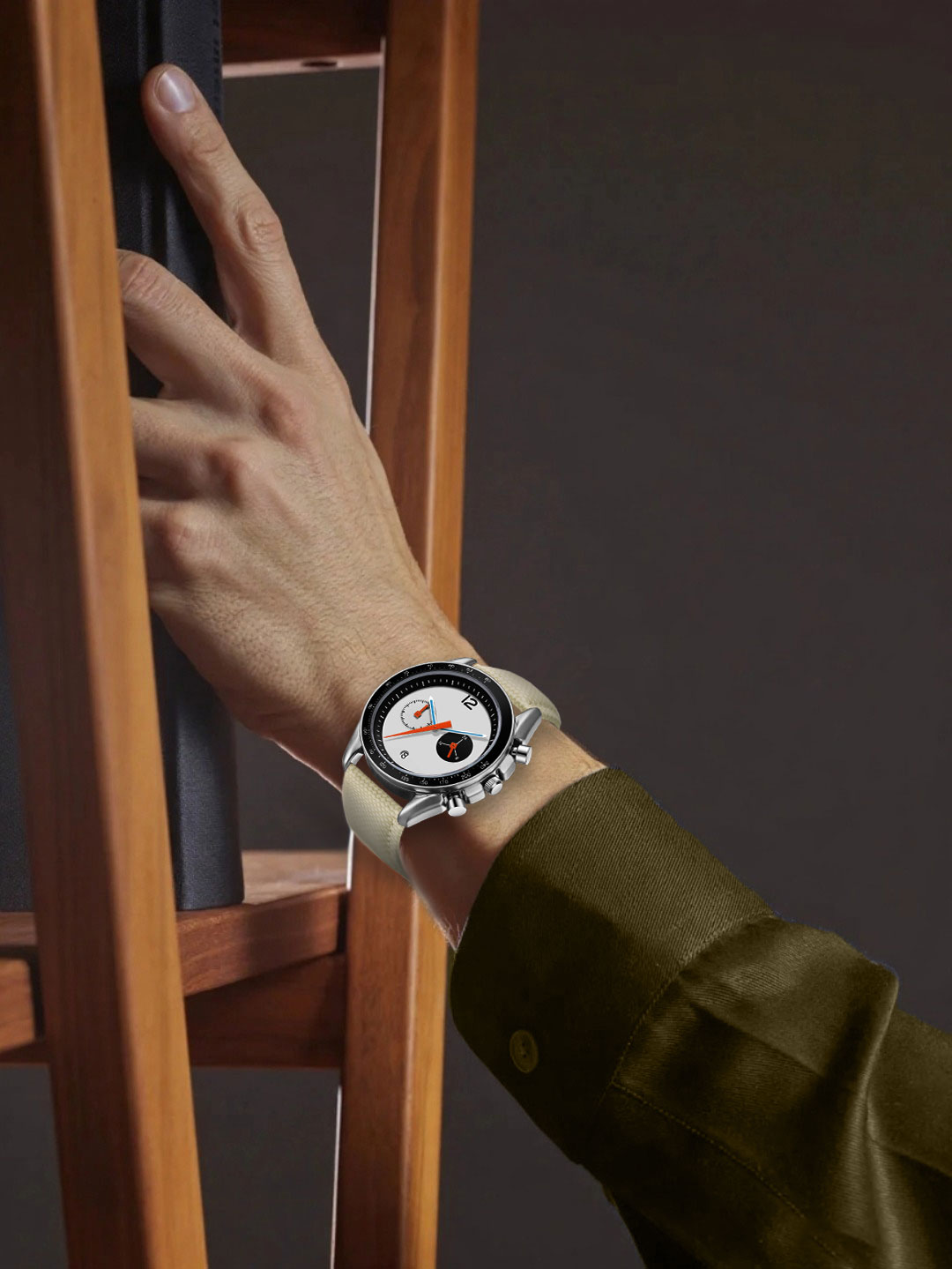 CILOA Vintage Racing Chronogra - Leather Watch Band Men review and price