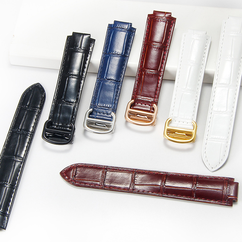 14-20mm Genuine Leather Strap  - Cartier Watch Ballon Bleu review and price