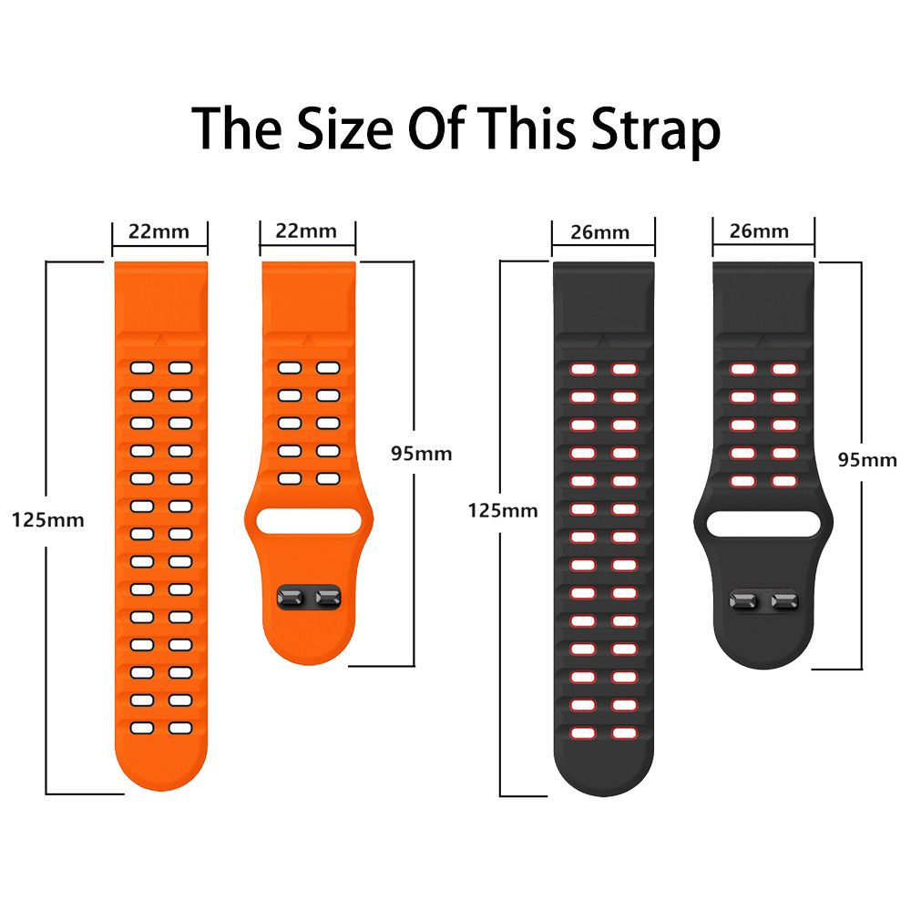 Quickfit 26mm, 22mm Watch Band - Silicone Watch Band 22Mm review and price